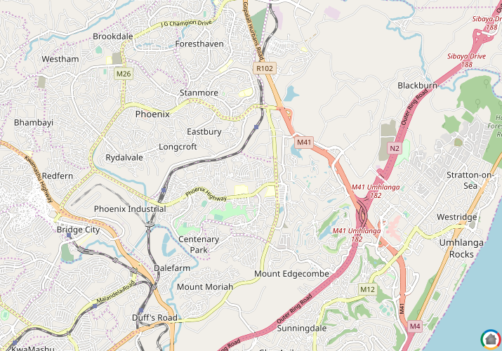 Map location of Rockford